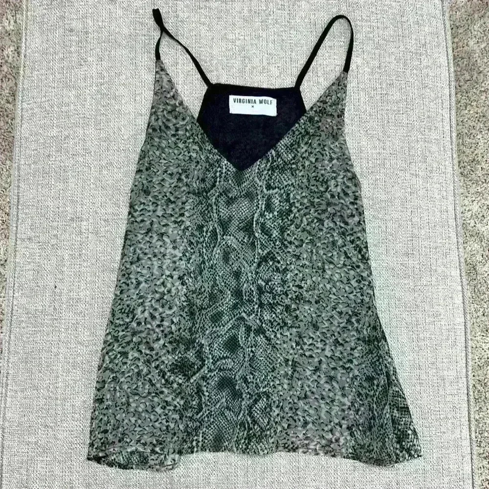 Virginia Wolf Snake Skin Camisole Top